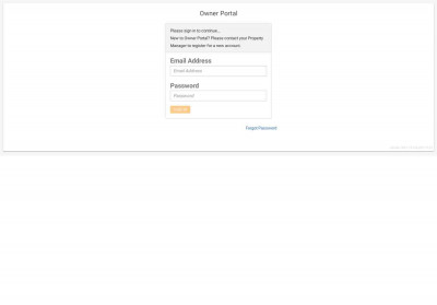 Owner Portal Owner Portal