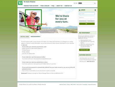 TDAF - TD Auto Finance U.S.-login to make a payment one ... TDAF - TD Auto Finance U.S.-login to make a payment one ...
