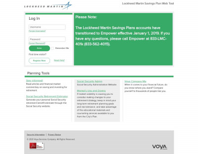 Lockheed Martin Savings Plan Web Tool Lockheed Martin Savings Plan Web Tool