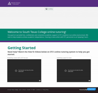 South Texas College Online Tutoring: Login South Texas College Online Tutoring: Login