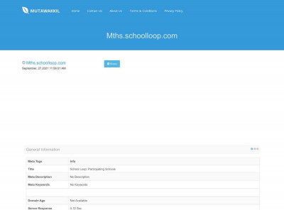 Mths.schoolloop.com - Mutawakkil Mths.schoolloop.com - Mutawakkil