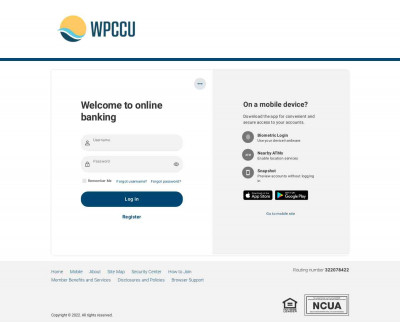 https://myonline.wpcu.org/Authentication https://myonline.wpcu.org/Authentication