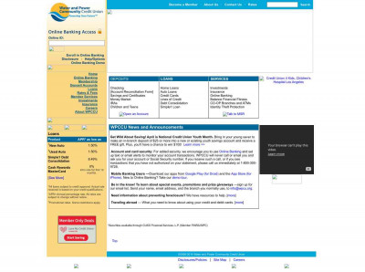 Home - Welcome to Water and Power Community Credit Union Home - Welcome to Water and Power Community Credit Union