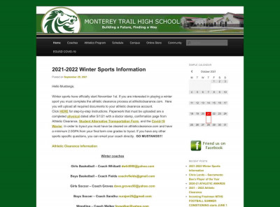 Athletics Program Athletics Program