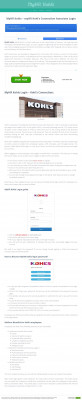 MyHR Kohls – myHR Kohl's Connection Associate Login MyHR Kohls – myHR Kohl's Connection Associate Login
