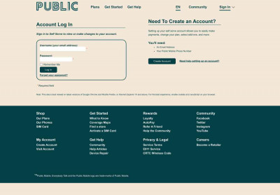 My Account - Public Mobile My Account - Public Mobile