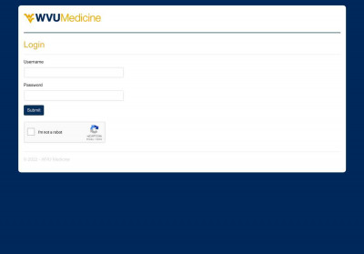 Login - WVU Medicine Web Apps Login - WVU Medicine Web Apps