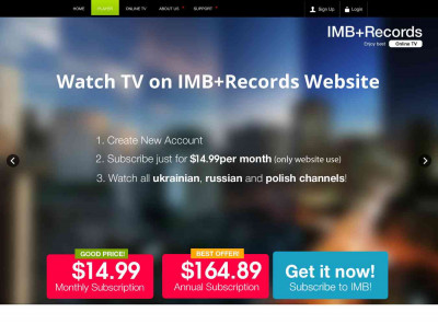 Watch IMB on TV Watch IMB on TV