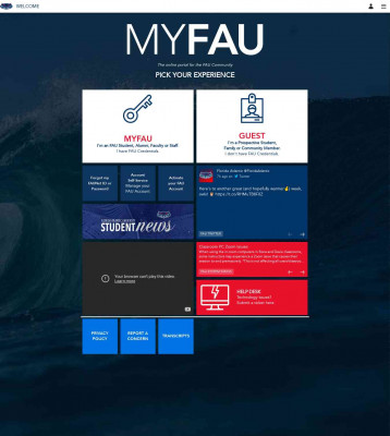 FAU | Single Sign On - MyFAU - Florida Atlantic University FAU | Single Sign On - MyFAU - Florida Atlantic University