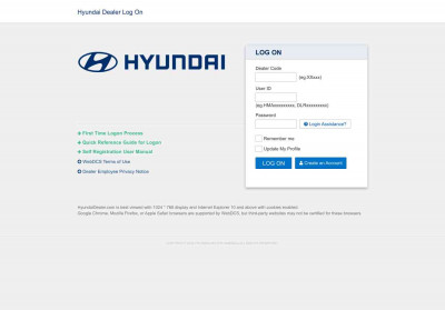 Hyundai Dealer Log On Hyundai Dealer Log On