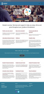 eVision | The University of Sunderland - Student Journey eVision | The University of Sunderland - Student Journey
