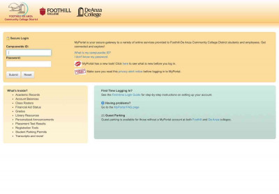 MyPortal - Foothill-De Anza Community College District MyPortal - Foothill-De Anza Community College District