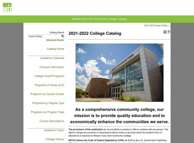 MyWit - Western Iowa Tech Community College Catalog MyWit - Western Iowa Tech Community College Catalog