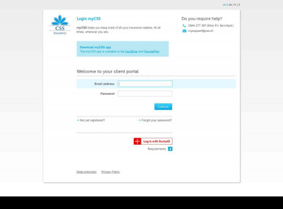 Login | myCSS client portal Login | myCSS client portal