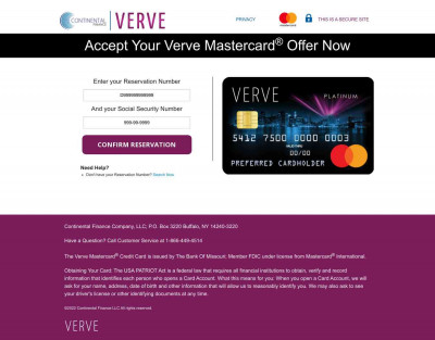 Verve Card Verve Card