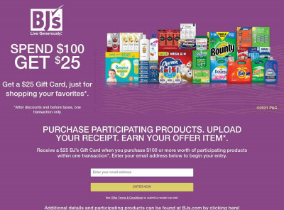 BJ's Spend $100 Get $25 Offer - Welcome BJ's Spend $100 Get $25 Offer - Welcome