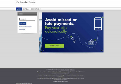 Credit Card Account Access: Log In Credit Card Account Access: Log In