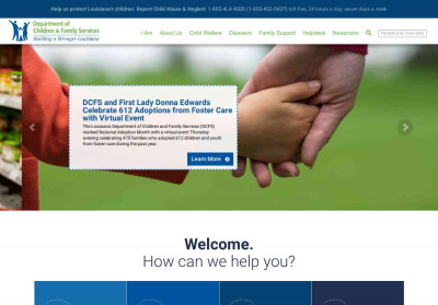 CAFE - Create an Account | Louisiana Department of Children ... CAFE - Create an Account | Louisiana Department of Children ...