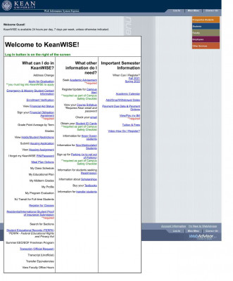 WebAdvisor WebAdvisor