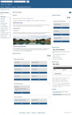Home | MyCSU Homepage Home | MyCSU Homepage