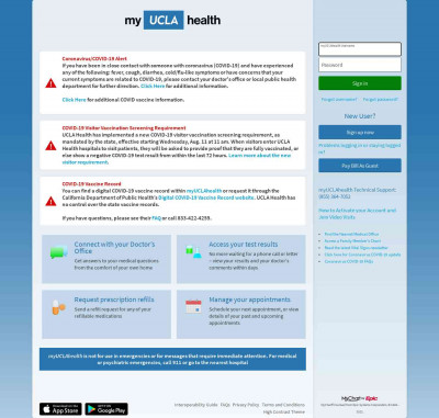 myUCLAhealth - Login Page myUCLAhealth - Login Page