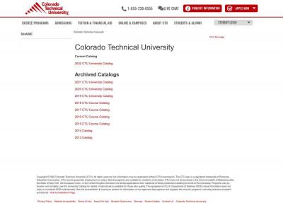 Virtual Campus Students - Colorado Tech Course Catalog ... Virtual Campus Students - Colorado Tech Course Catalog ...