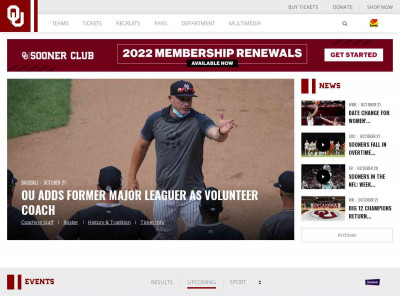 University of Oklahoma - Official Athletics Website University of Oklahoma - Official Athletics Website