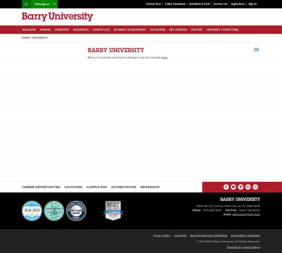 School of Law - Barry University School of Law - Barry University