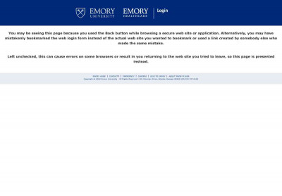 Web Login Service - Emory University Web Login Service - Emory University