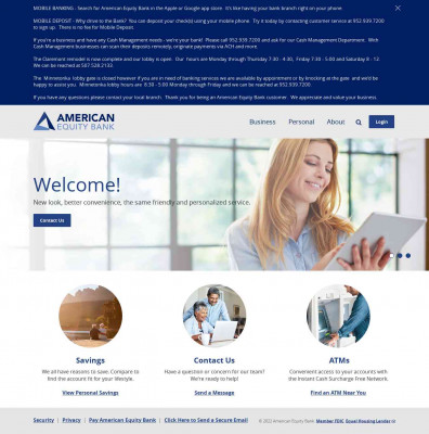 Security - American Equity Bank Security - American Equity Bank