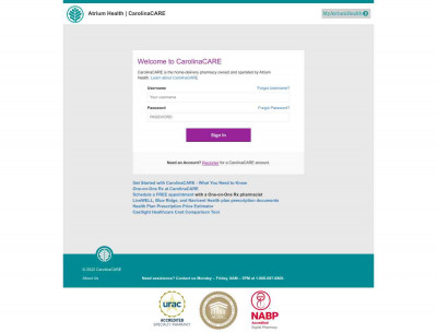 CarolinaCARE - Login CarolinaCARE - Login