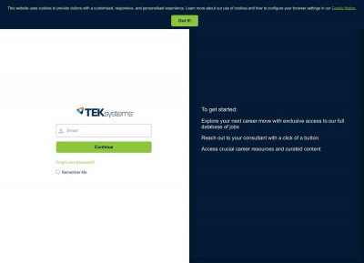 TEKsystems Login Page TEKsystems Login Page