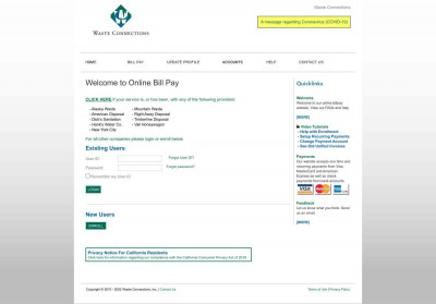 Online Bill Pay Online Bill Pay