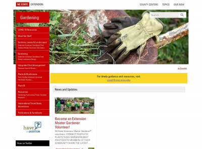 Extension Master Gardener Program Websites and Resources Extension Master Gardener Program Websites and Resources