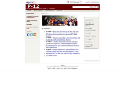 NYSED:SSS:21st Century Community Learning Centers NYSED:SSS:21st Century Community Learning Centers