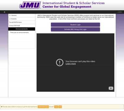 International Student & Scholar Services International Student & Scholar Services