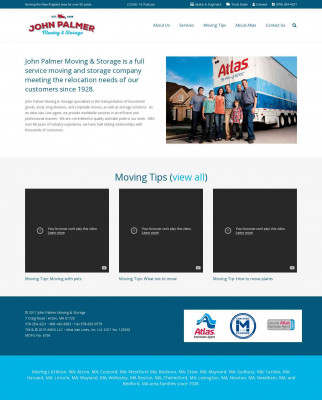 John Palmer Moving & Storage – Serving the New England ... John Palmer Moving & Storage – Serving the New England ...