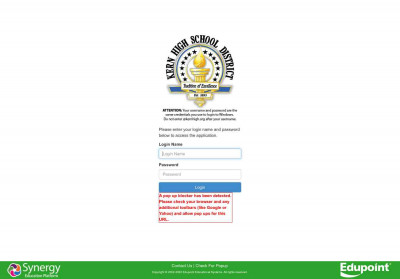Online Registration Account Access - Synergy! - Kern High ... Online Registration Account Access - Synergy! - Kern High ...