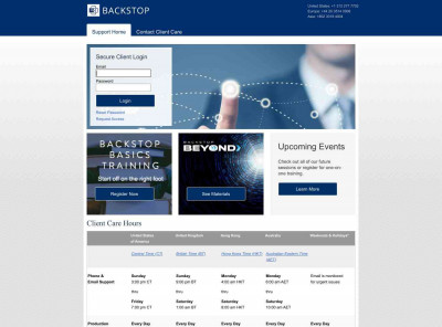 Login FAQ - Backstop Solutions Group Support Login FAQ - Backstop Solutions Group Support