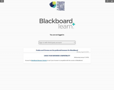 Blackboard Learn - County College of Morris Blackboard Learn - County College of Morris