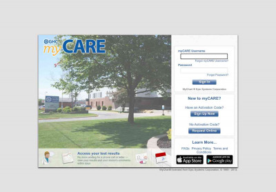 myCARE - Login Page myCARE - Login Page