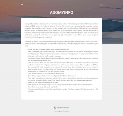 ADOMYINFO ADOMYINFO