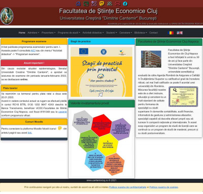 UCDC Facultatea de Stiinte Economice Cluj-Napoca UCDC Facultatea de Stiinte Economice Cluj-Napoca