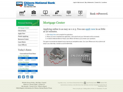 CNB of Texas Mortgage Online - Index CNB of Texas Mortgage Online - Index