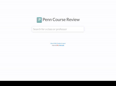 Penn Course Review Penn Course Review