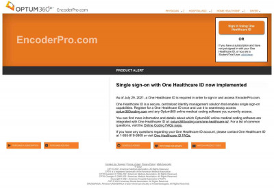 Login - Optum360 EncoderPro.com Login - Optum360 EncoderPro.com