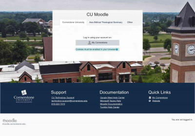 Forgotten password - CU Moodle - Cornerstone University Forgotten password - CU Moodle - Cornerstone University