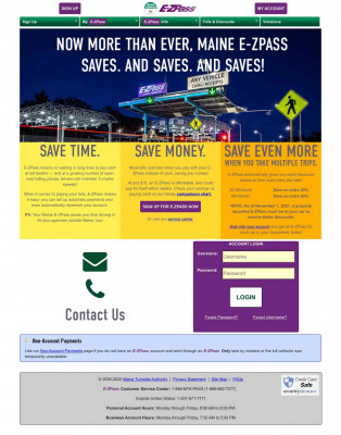 Login To Your Maine E-ZPass Account Login To Your Maine E-ZPass Account