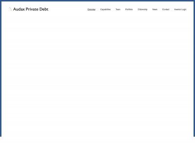 Dwellworks - Audax Private Debt Dwellworks - Audax Private Debt