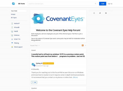 Login - Covenant Eyes Login - Covenant Eyes